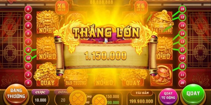 Thiên đường slot giải trí bùng nổ tiền thưởng 