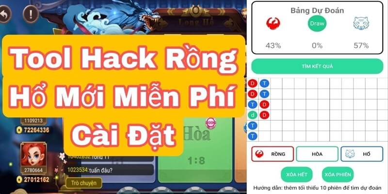 Tool hack Rồng Hổ được biết đến là phần mềm hỗ trợ dự đoán